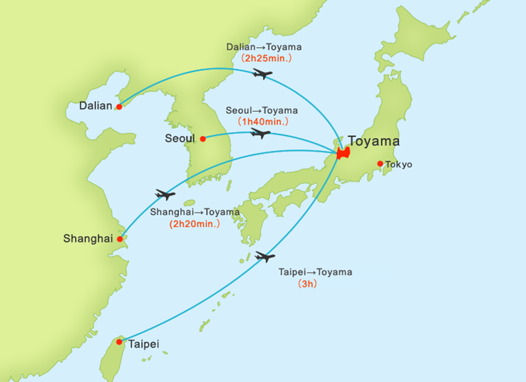 From overseas to Toyama